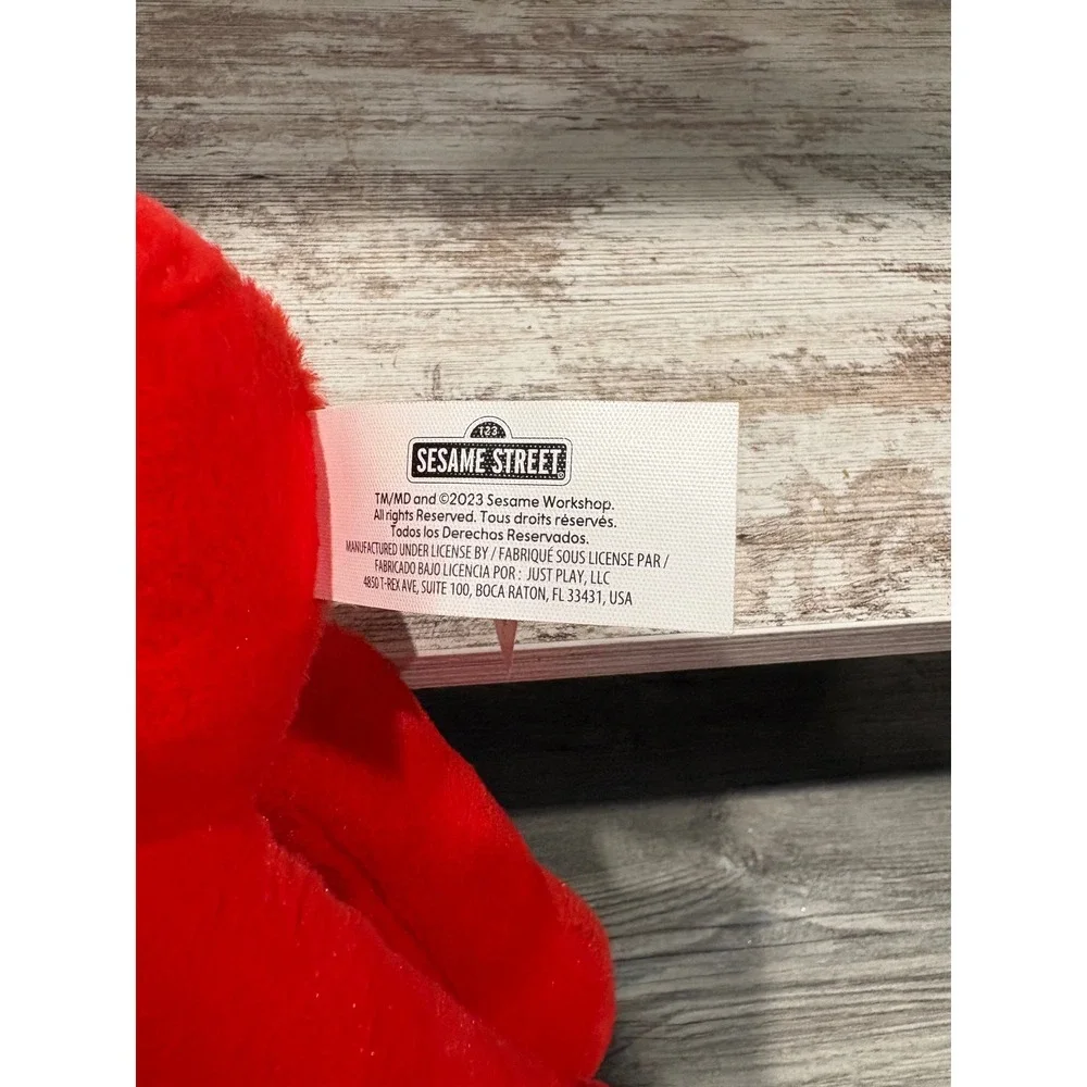 Sesame Street Elmo Plush Stuffed Animal Red Just Play 2023 12 Inch‎ Toy
